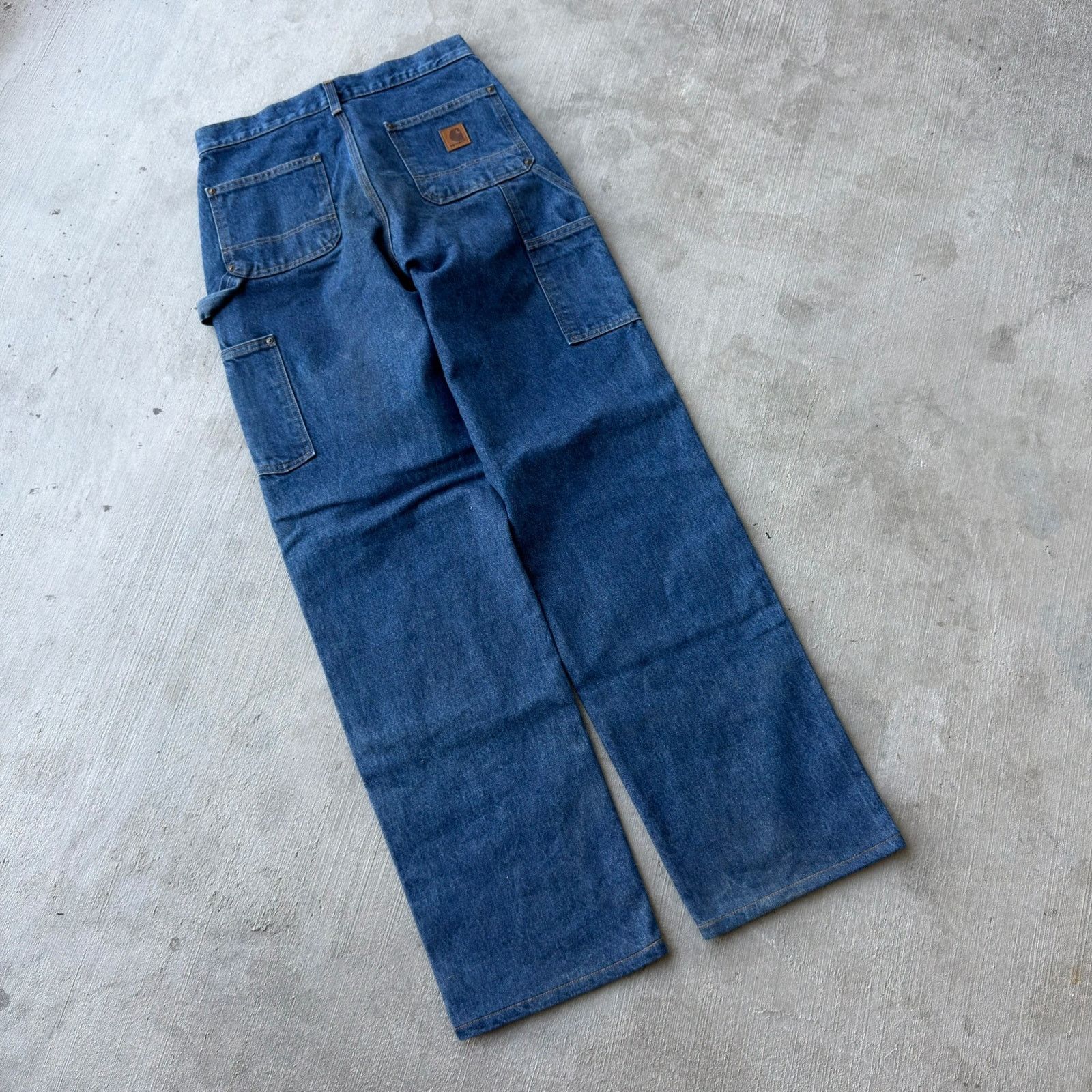 Carhartt × Vintage Carhartt denim blue jean double knee work carpenter pants Size US 30 / EU 46 - 4 Thumbnail
