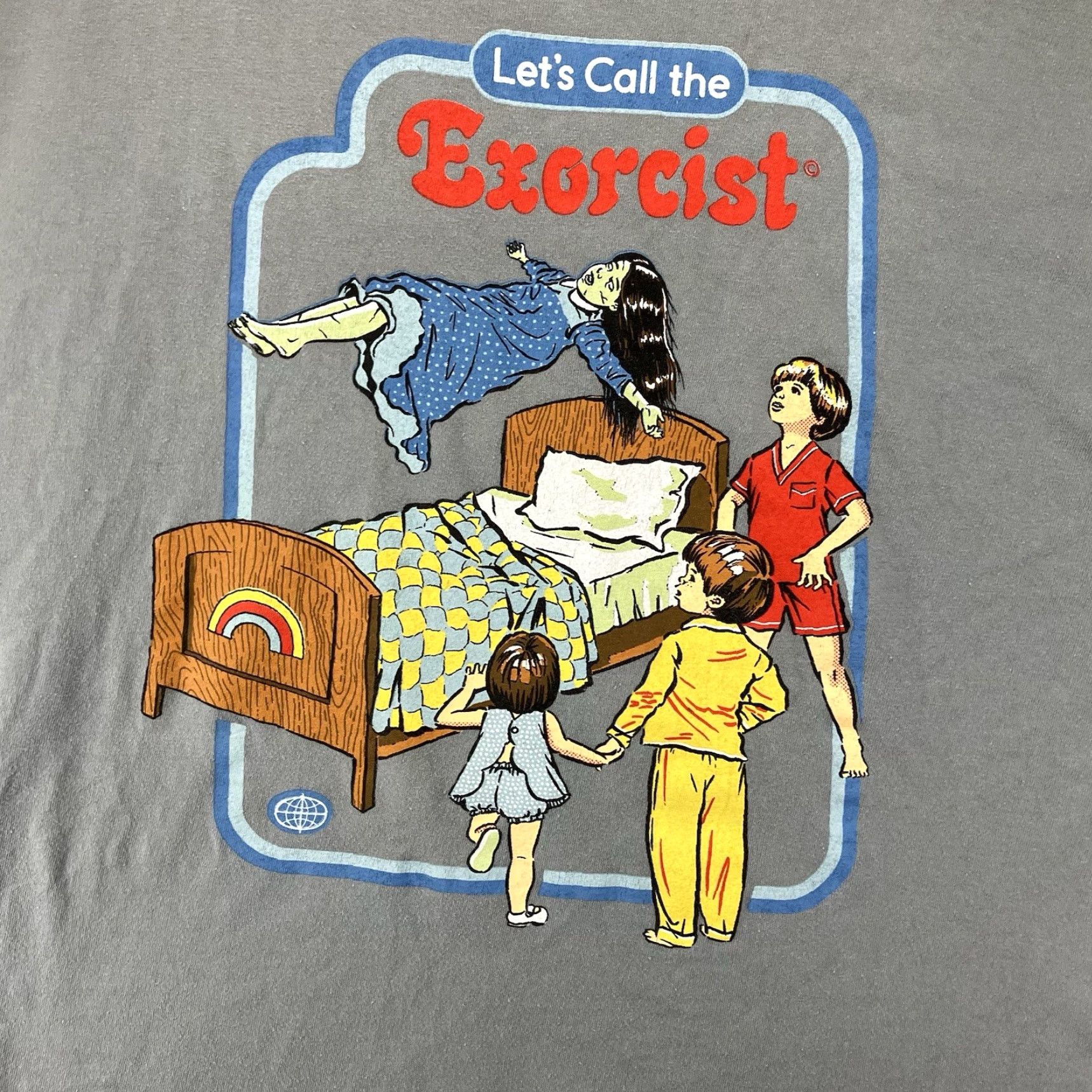 Hot Topic HOT TOPIC T-Shirt Mens Large Green Cotton Graphic Print The Exorcist 70s 80s Horror Retro Size US L / EU 52-54 / 3 - 3 Thumbnail