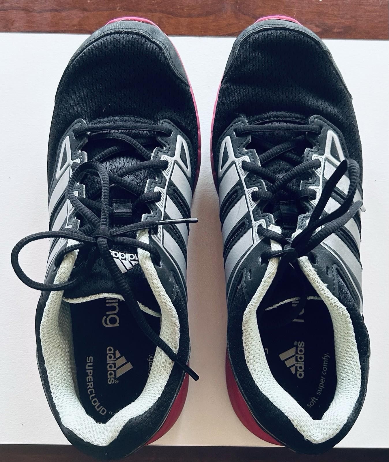Adidas Adidas Galaxy Elite Black Pink Silver Running Sneakers sz 9 Size US 9 / IT 39 - 4 Thumbnail