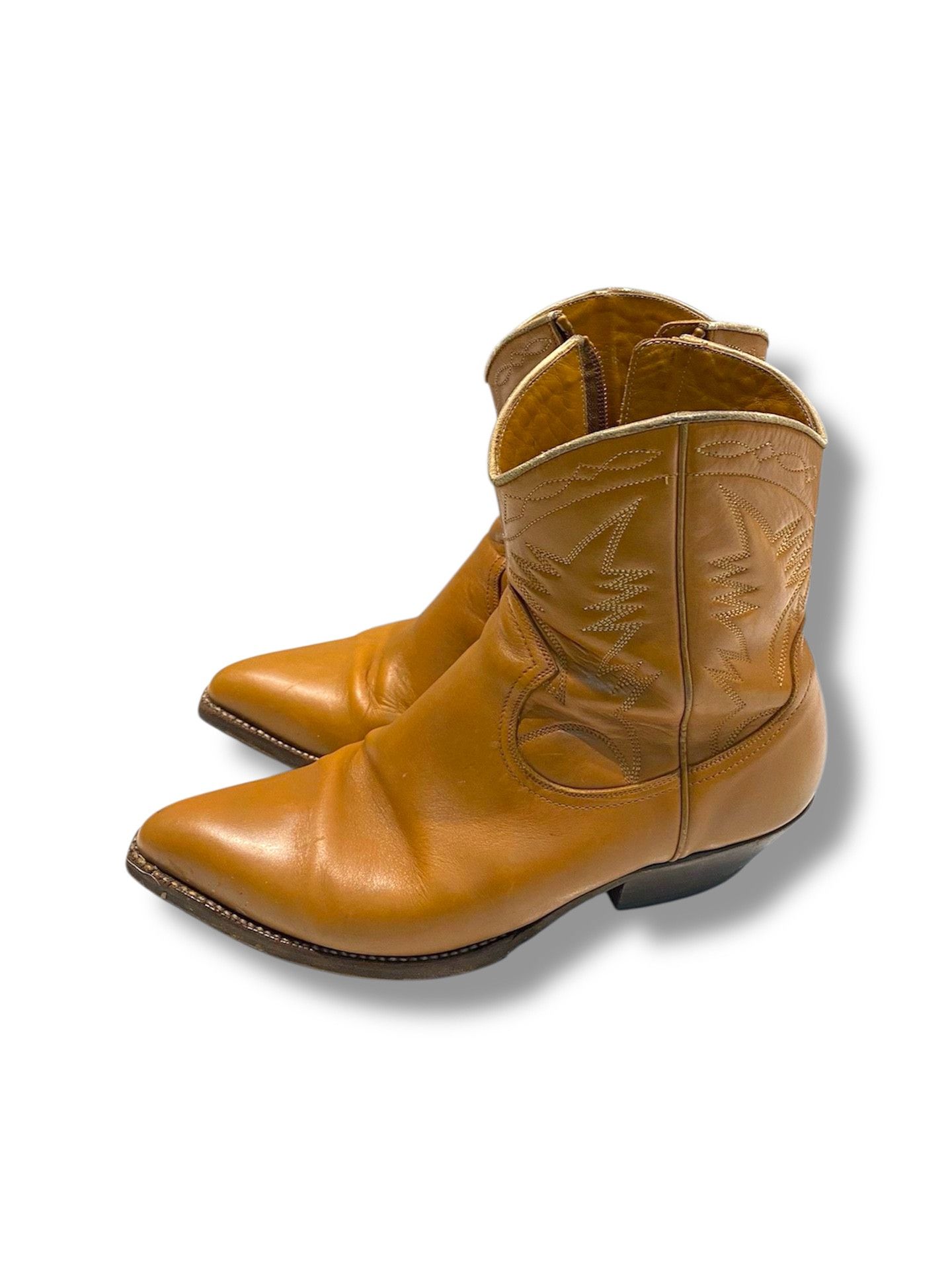 SAINT LAURENT SS14 Duckiesウェスタンブーツ サイズ40 Saint Laurent SS14 Western Buckle Duckies Boots – Bang Bang