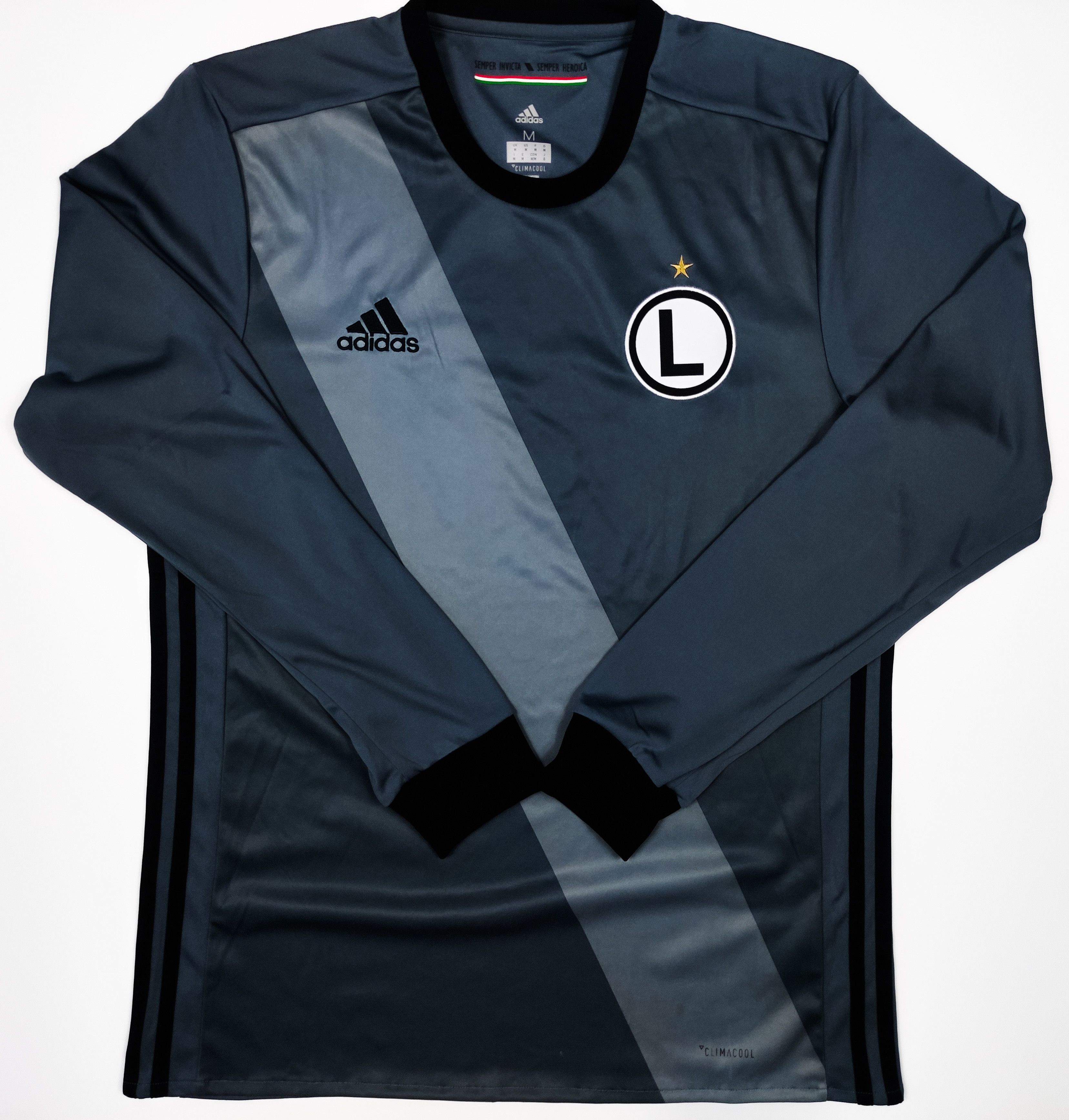 Adidas Legia Warszawa 2017 2018 2019 Adidas Away Shirt Longsleeve Size US XS / EU 42 / 0 - 1 Thumbnail