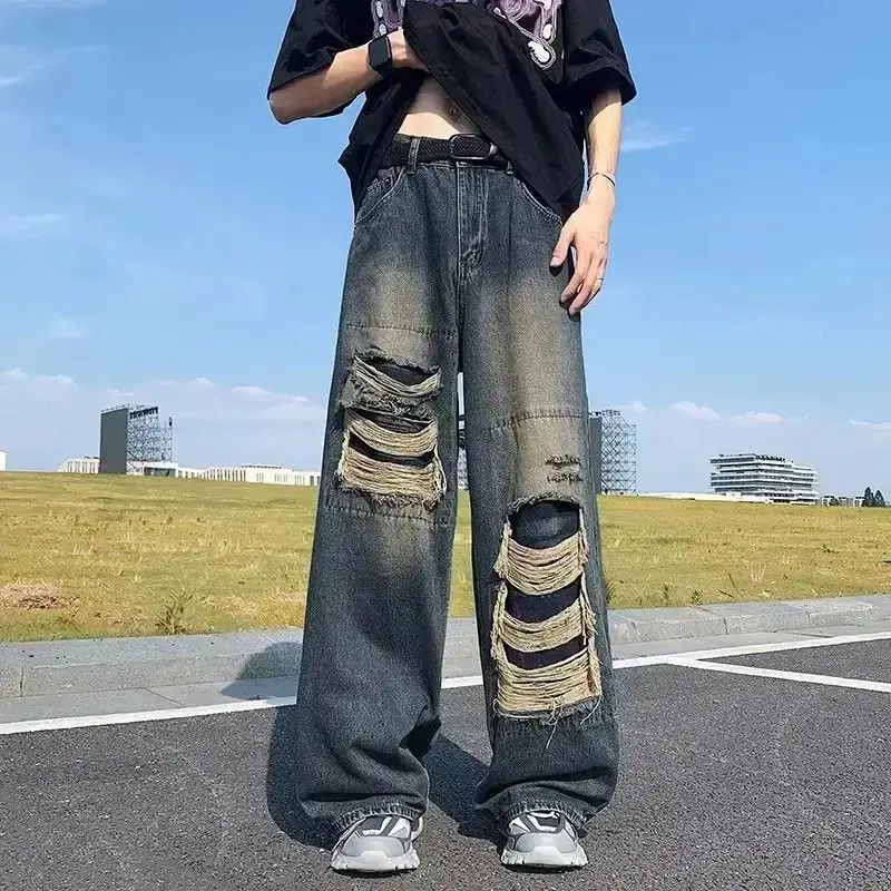Japanese Brand Denim Pants Man Jeans Trousers Streetwear Work Wear Size US 32 / EU 48 - 5 Thumbnail
