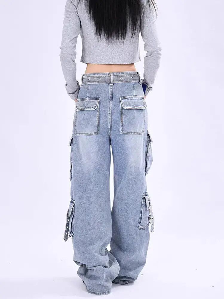 Vintage Streetwear Hip Hop Loose Casual Pants