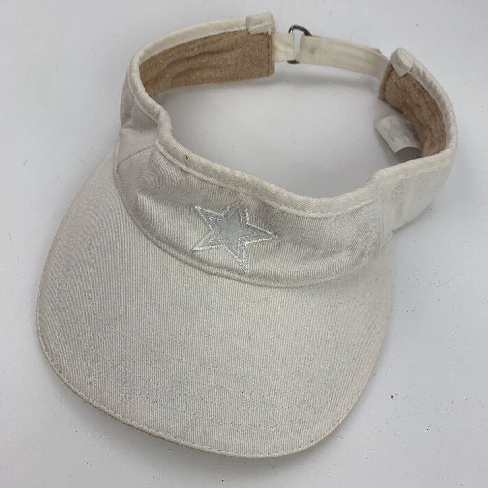Star Earflap Hat- White and Light Blue main image 0