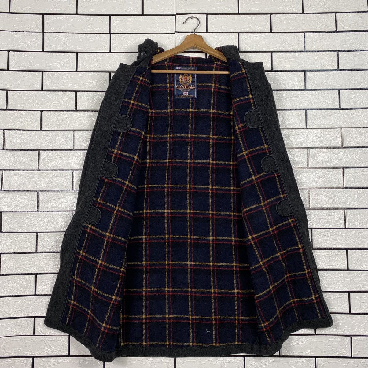 Gloverall 📌Vintage Wool Duffle Jacket Gloverall Made in England Tartan Size US M / EU 48-50 / 2 - 14 Thumbnail