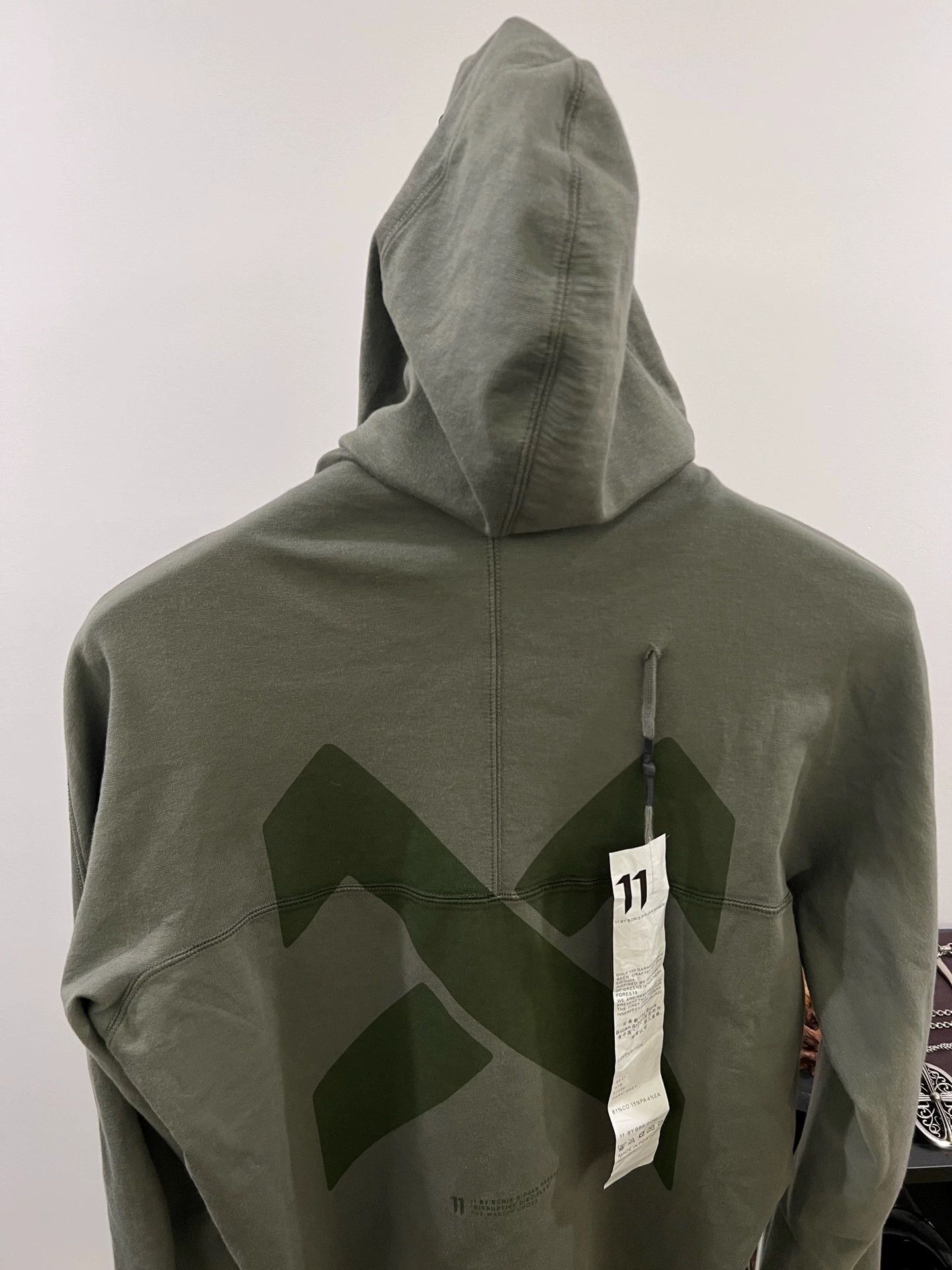 Boris Bidjan Saberi BBS 11by bbs Printed Long-Sleeve Hoodie M Size US M / EU 48-50 / 2 - 3 Thumbnail