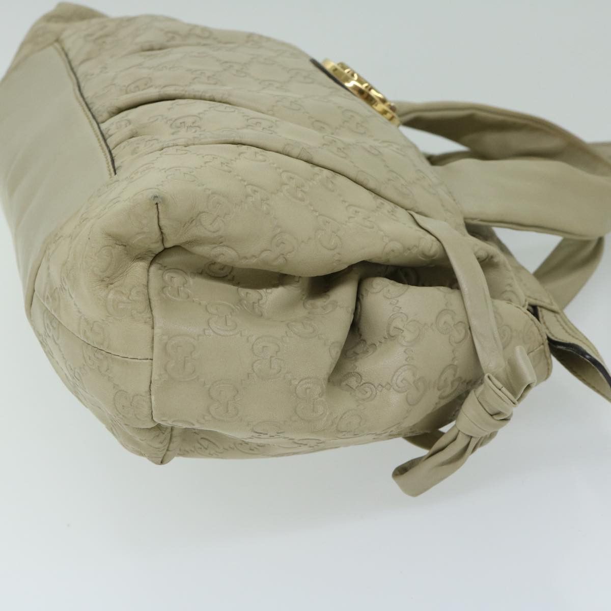 Gucci GUCCI Guccissima GG Canvas Hand Bag Beige Size ONE SIZE - 3 Thumbnail