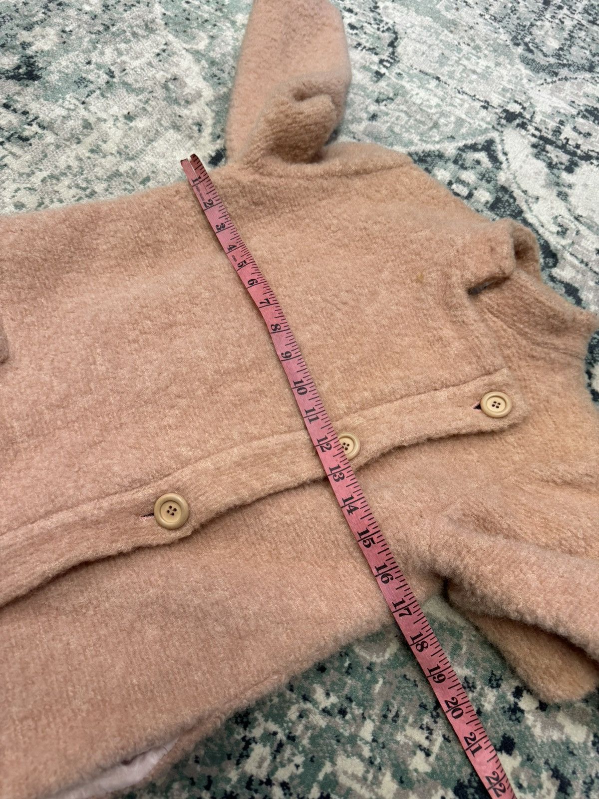 Christian Dior Monsieur 1960s CHRISTIAN DIOR PRET-A-PORTER WOOL COAT Size S / US 4 / IT 40 - 4 Thumbnail