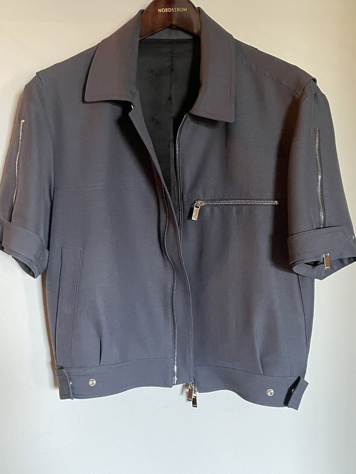 Christian Dior Monsieur × Dior CHRISTIAN DIOR SHORT SLEEVE JACKET RUNWAY SS20 Size US S / EU 44-46 / 1 - 1 Thumbnail