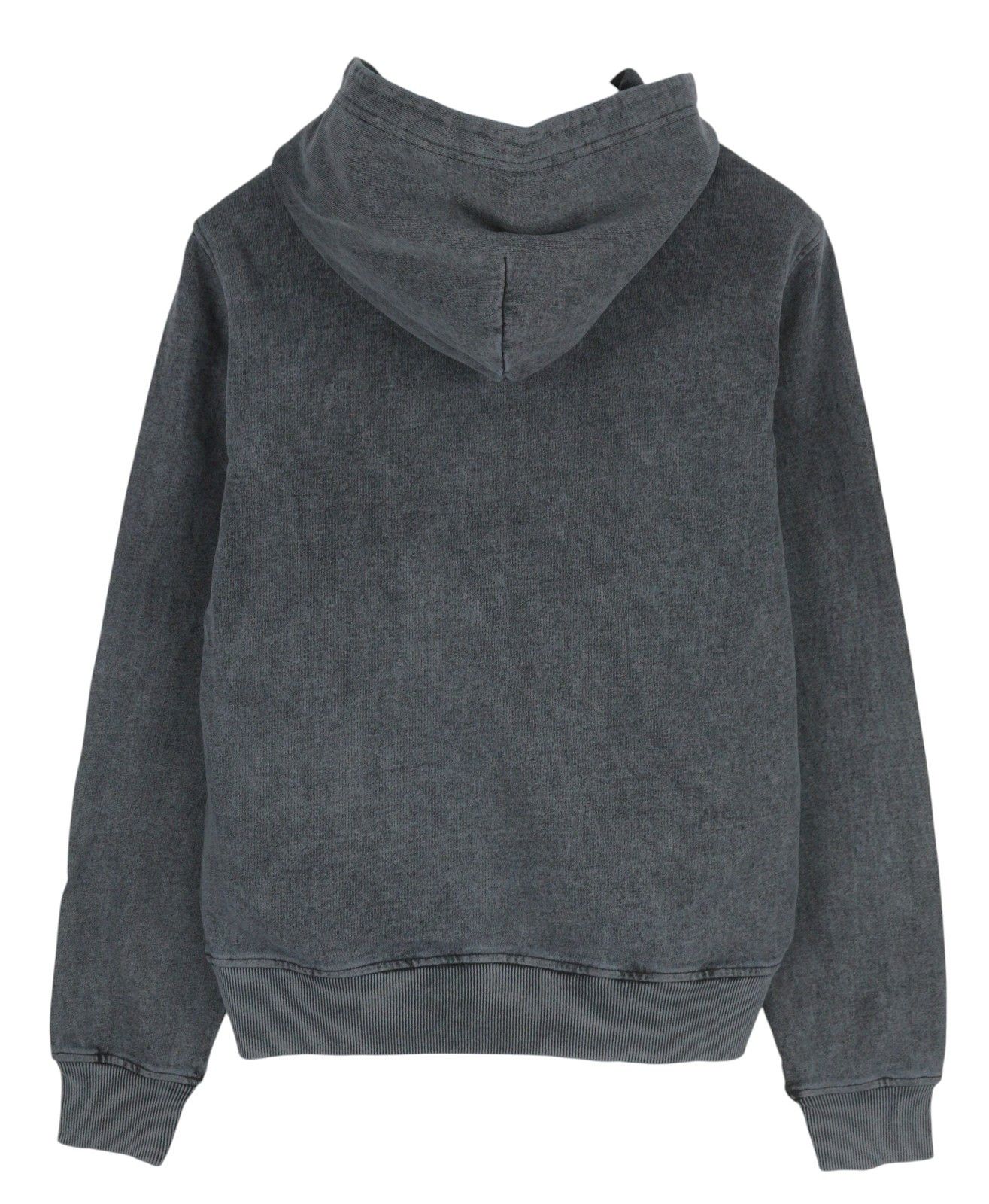 Diesel S-GINN-HOOD-E1 M Grey Distress Logo Hoodie 41053 Size US M / EU 48-50 / 2 - 2 Thumbnail