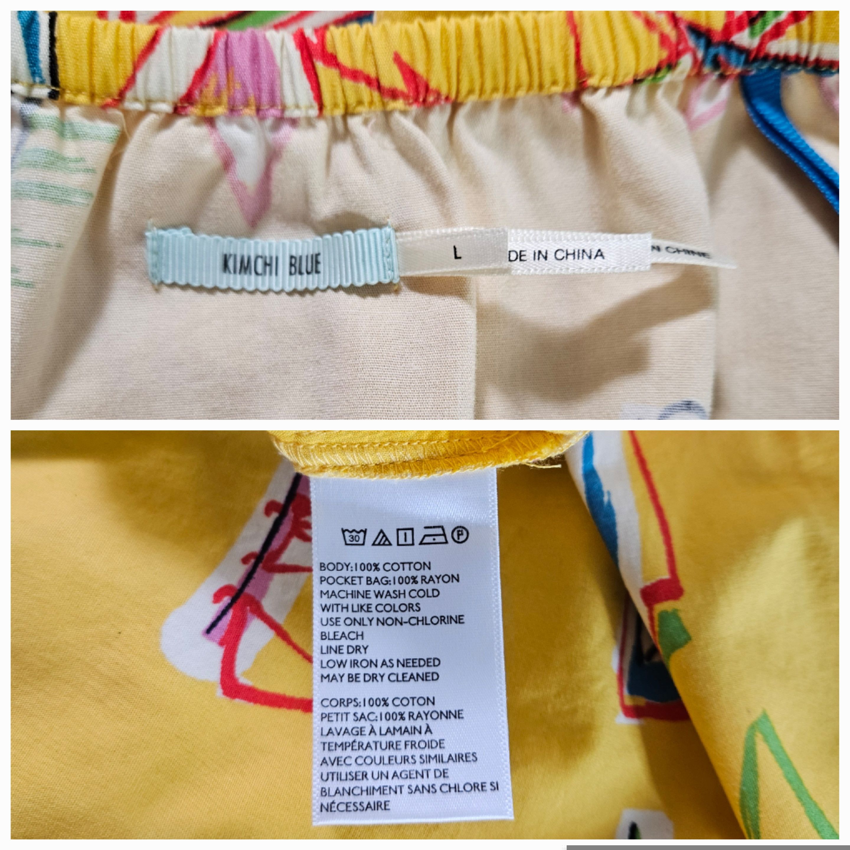 Other Kimchi Blue Size L Romper Strapless Shorts Yellow Sailing Size 34" / US 12 / IT 48 - 9 Thumbnail