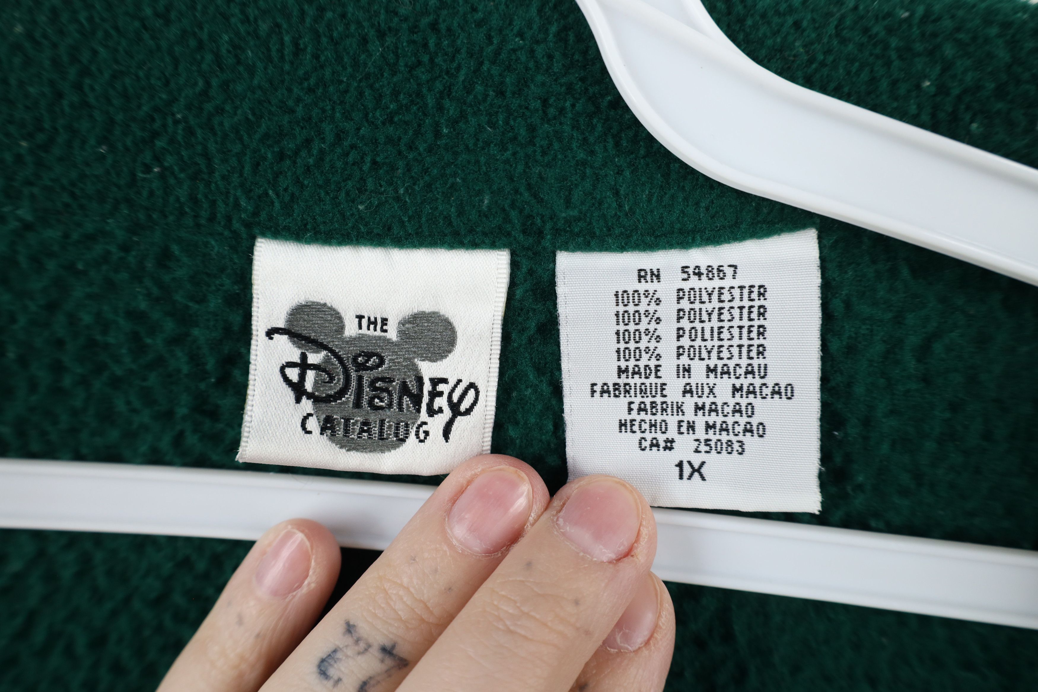 Disney × Vintage Vintage 90s Disney Winnie the Pooh Tigger Snowflake Jacket Size XL / US 12-14 / IT 48-50 - 7 Thumbnail
