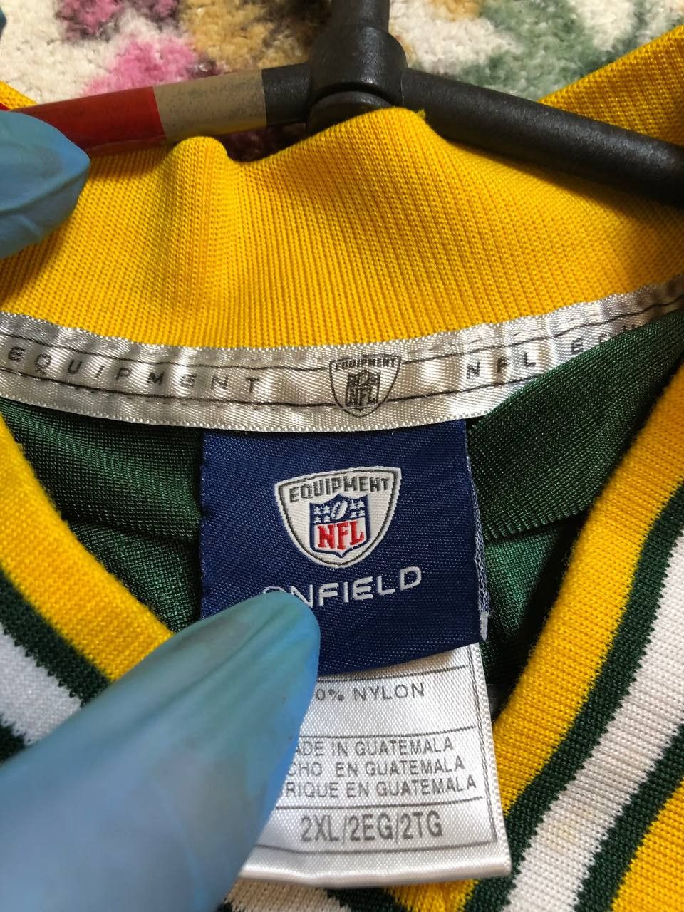 Reebok Reebok NFL On Field Green Bay Packers Aaron Rodgers Size US XXL / EU 58 / 5 - 2 Thumbnail