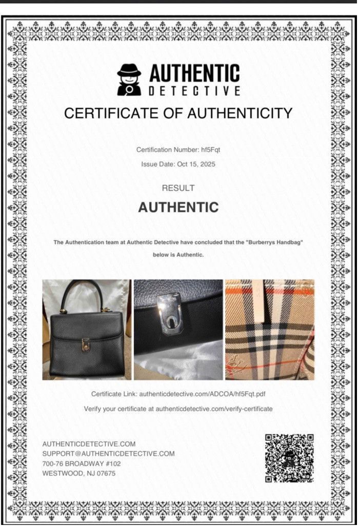 Burberry Burberry Leather Satchel Bag With Nova Check Lining Size ONE SIZE - 3 Thumbnail
