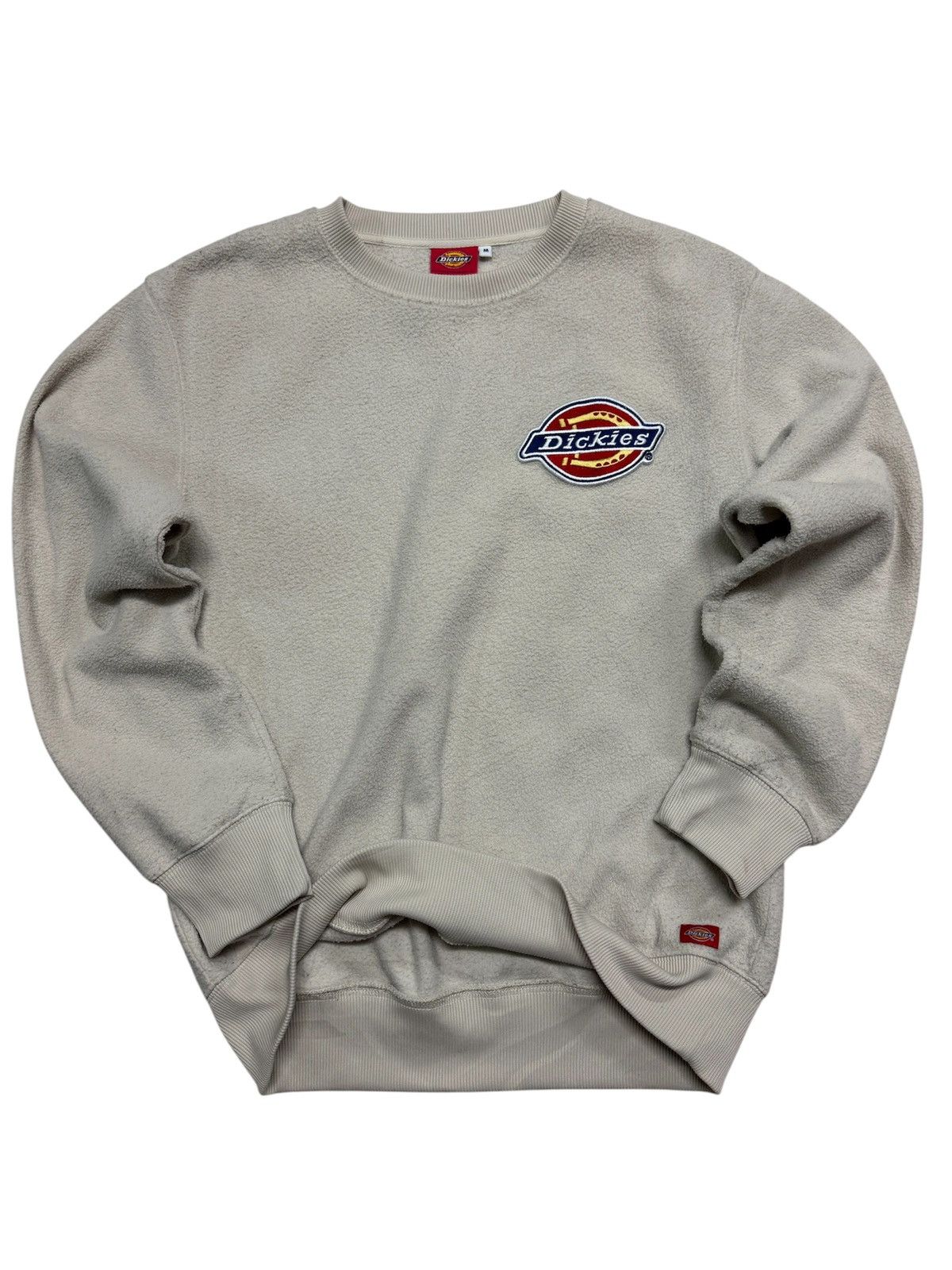 Dickies VINTAGE Y2K DICKIES SHERPA SWEATSHIRT PATCHER CREAM Size US M / EU 48-50 / 2 - 1 Thumbnail