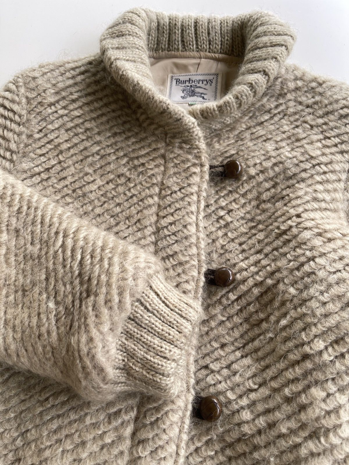 Burberry 90s Burberrys Wool Blouson Bomber Jacket Size S / US 4 / IT 40 - 8 Thumbnail