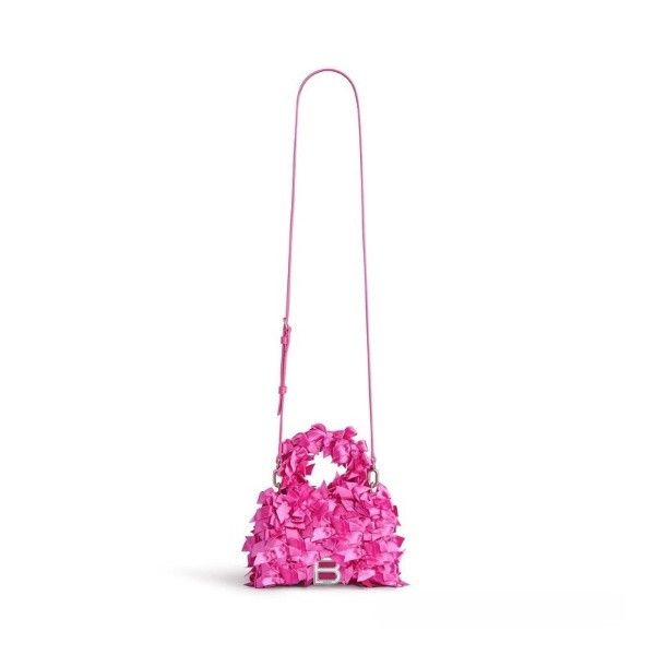 Balenciaga o1tr1nto0525 Size: OS / Hourglass XS Handbag Satin Bows Size ONE SIZE - 2 Thumbnail