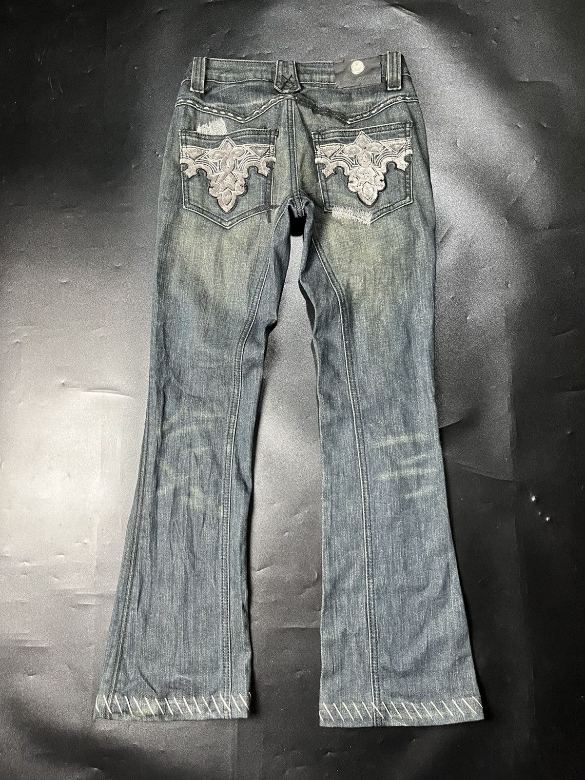 Hysteric Glamour × If Six Was Nine × Japanese Brand Japanese Super flared jeans antik denim Size US 29 - 3 Thumbnail