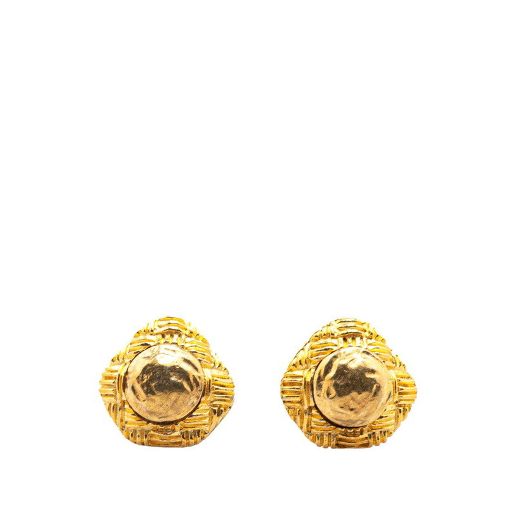 Chanel CHANEL Vintage Earrings, Gold Plated, Women's Size ONE SIZE - 1 Thumbnail