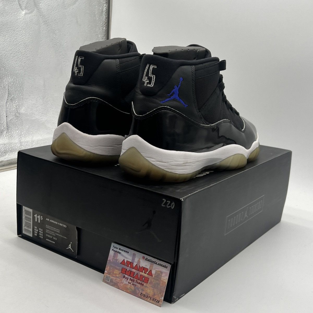 Jordan Brand Air Jordan 11 space jam Size US 11.5 / EU 44-45 - 5 Thumbnail