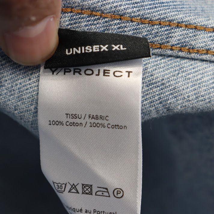 Y/Project o1rshd1 Button Up Shirt in Ice Blue Size US L / EU 52-54 / 3 - 13 Thumbnail