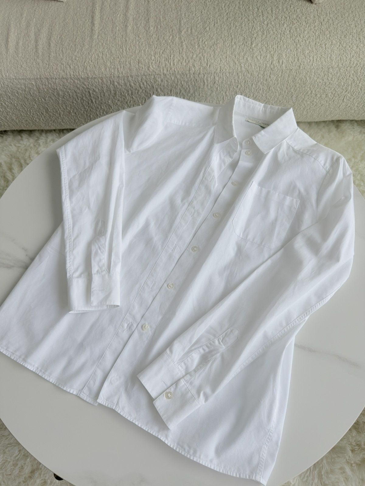 Bottega Veneta Bottega Veneta "Uniform" White Shirt - Size 40 Size US M / EU 48-50 / 2 - 1 Thumbnail