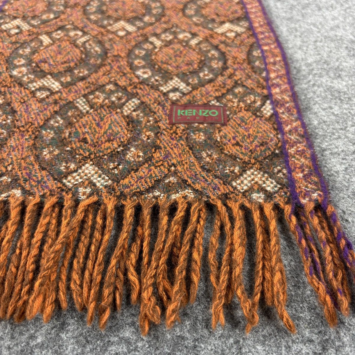 Kenzo × Vintage Kenzo Scarf # D761 # Muffler # Neckwear Size ONE SIZE - 8 Thumbnail