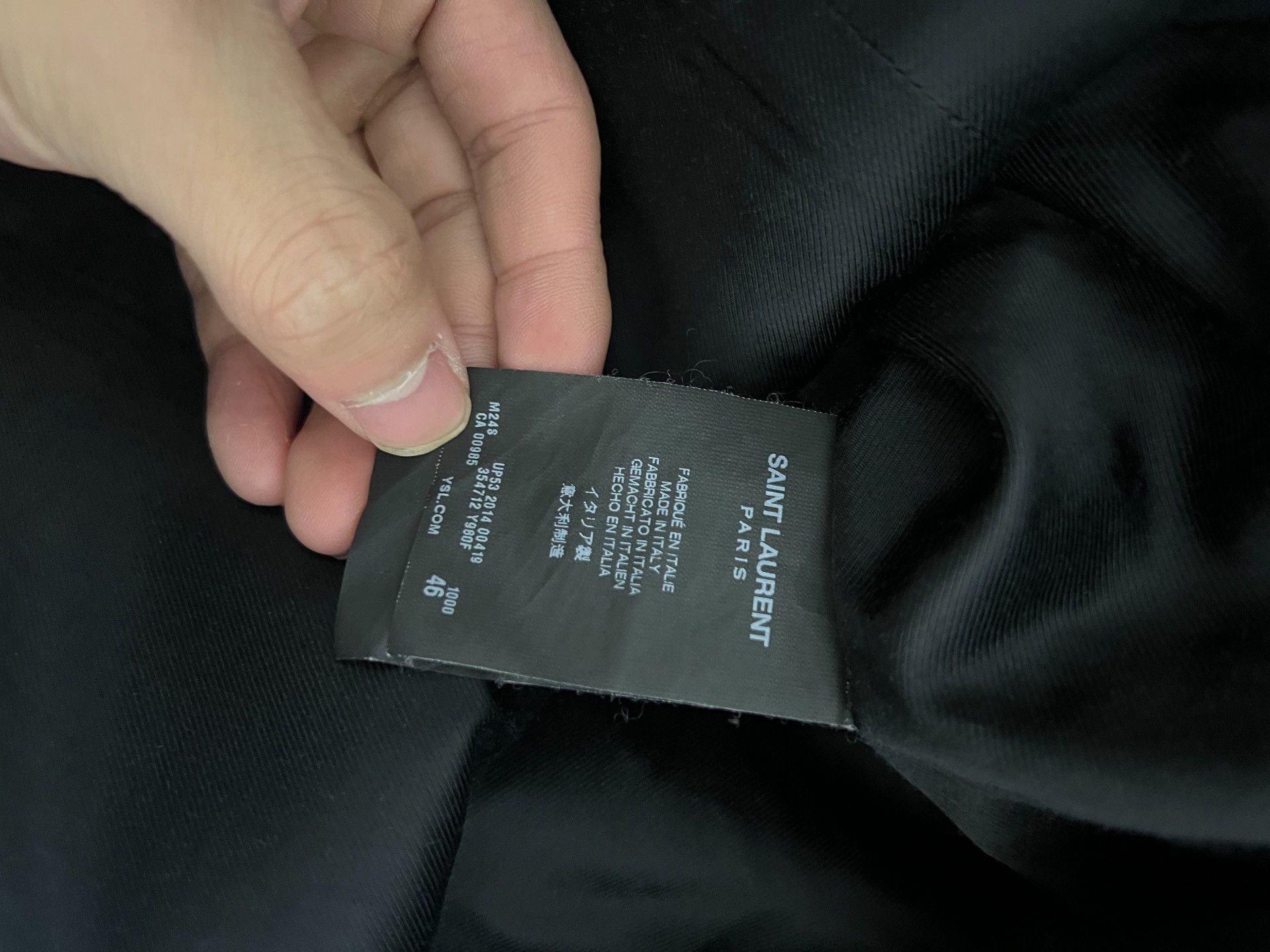 Hedi Slimane Saint Laurent Hedi Slimane Wool Coat Size US S / EU 44-46 / 1 - 4 Thumbnail
