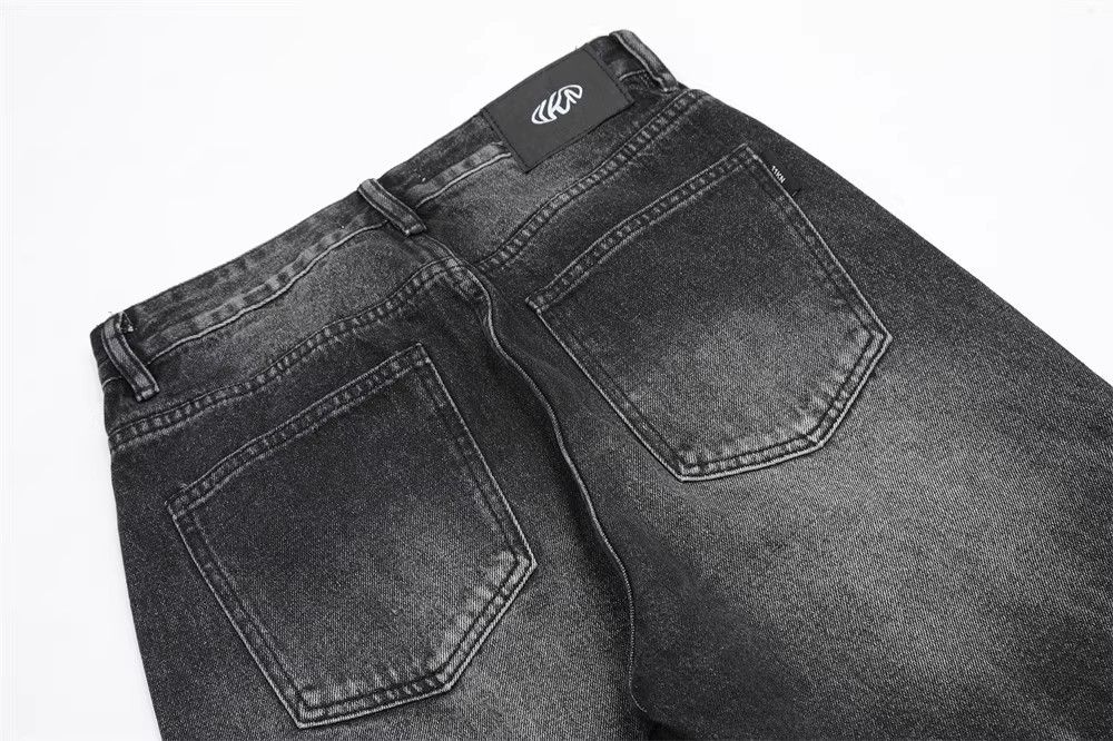 Japanese Brand × Vintage Men's loose straight trendy tie-dye distressed jeans Size US 32 / EU 48 - 4 Thumbnail