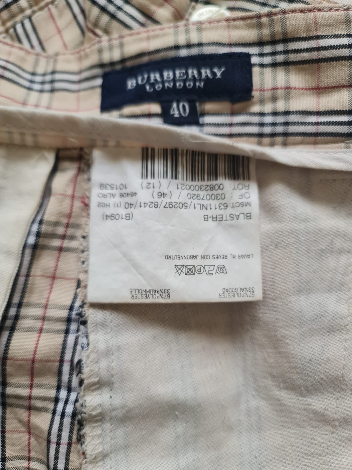 Burberry Vintage Burberry London Men's Short Pant Nova Check Size US 40 / EU 56 - 7 Thumbnail