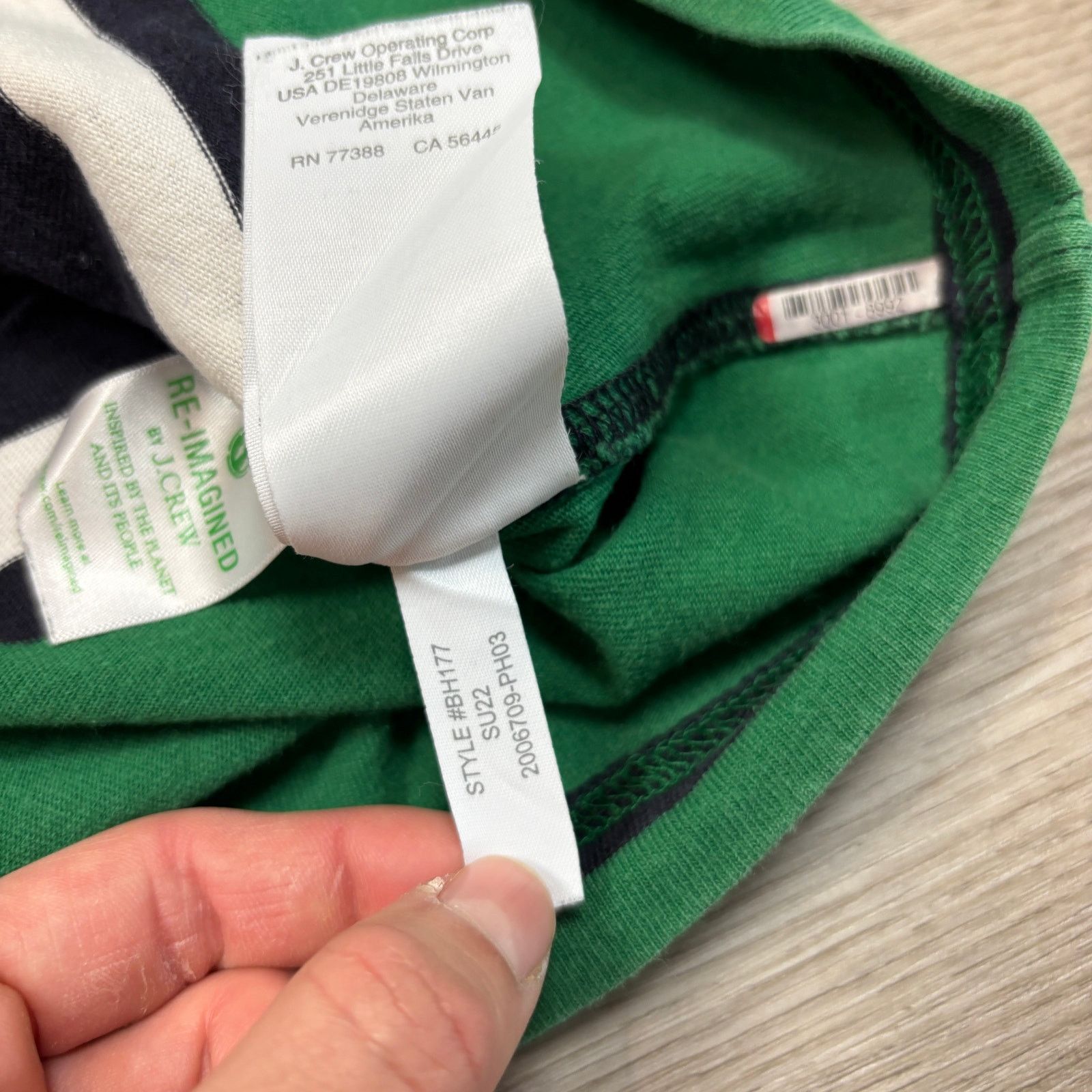 J.Crew J. Crew Oarsman Striped Retro T Shirt Men's Medium Size US M / EU 48-50 / 2 - 8 Thumbnail