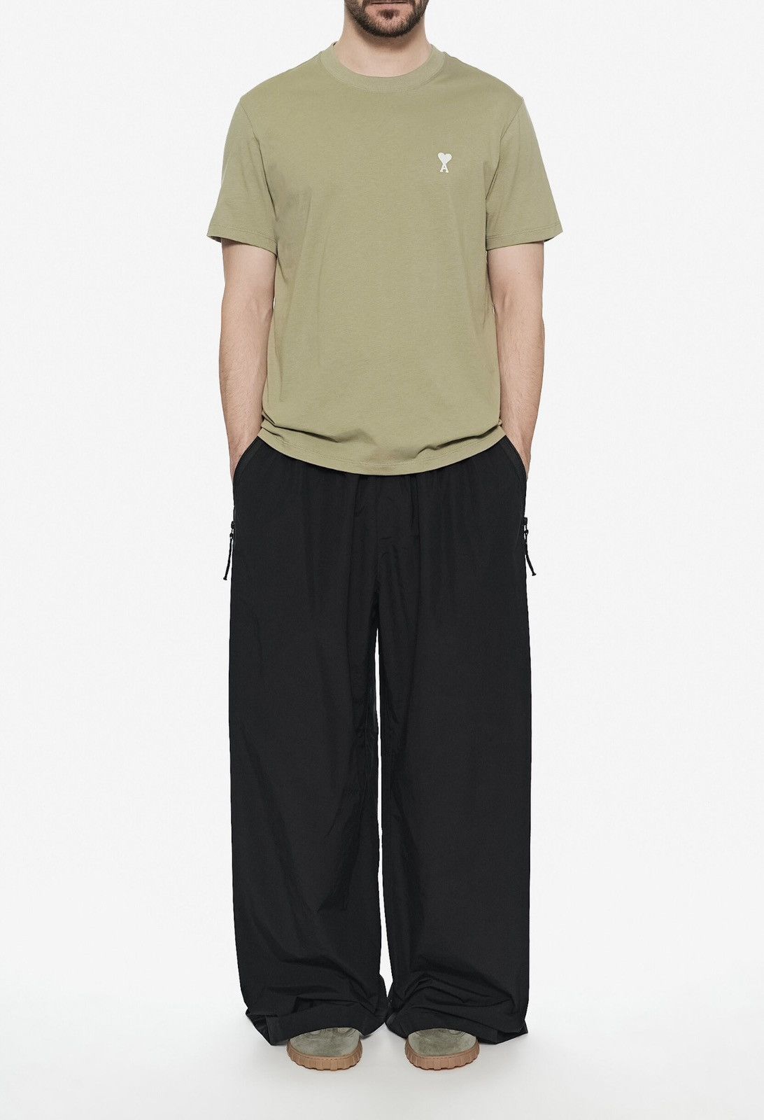 Acne Studios Acne Studios Wide-Leg Cotton & Nylon Pants Size US 34 / EU 50 - 4 Thumbnail