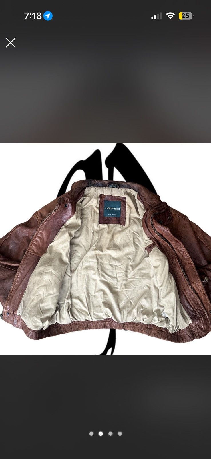 Andrew Marc Vintage Andrew Marc Leather Jacket Size US L / EU 52-54 / 3 - 2 Thumbnail