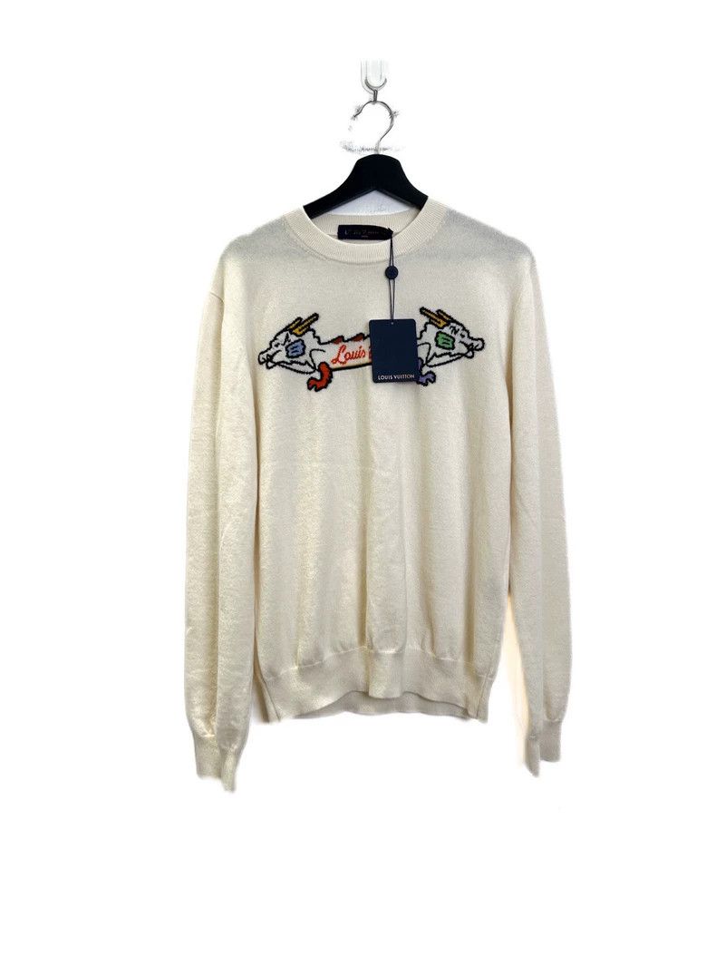 Louis Vuitton Louis Vuitton Double-headed dragon cashmere sweater Size US M / EU 48-50 / 2 - 2 Thumbnail