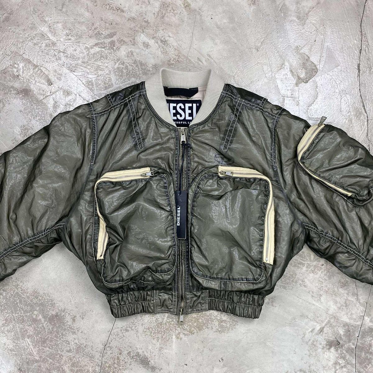 Diesel G-Khloe-A Bomber Jacket Size S / US 4 / IT 40 - 2 Thumbnail
