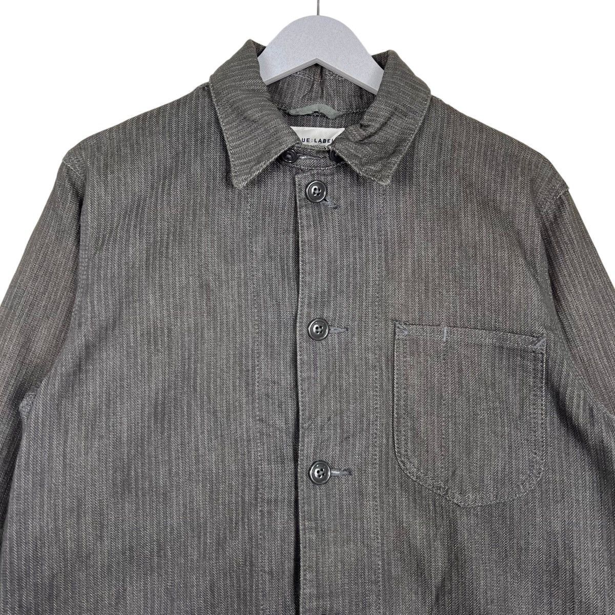 Issey Miyake 🔥 BLUE LABEL UNITED ARROWS HBT HIKORY STRIPE CHORE JACKET Size US M / EU 48-50 / 2 - 3 Thumbnail