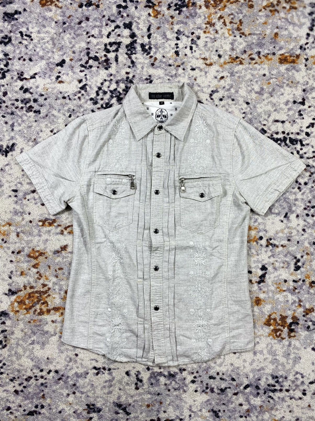 In The Attic In the attic skull western style Button Up Shirt Size US M / EU 48-50 / 2 - 1 Thumbnail