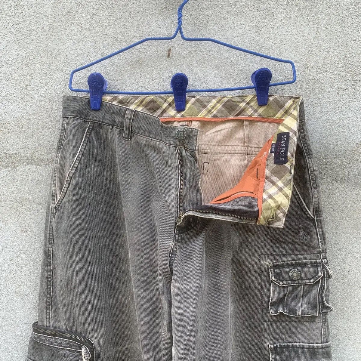 BEANPOLE BEAN POLE🔥DOUBLE KNEE CARGO VINTAGE BAGGY FADED MULTI PANTS Size US 32 / EU 48 - 8 Thumbnail