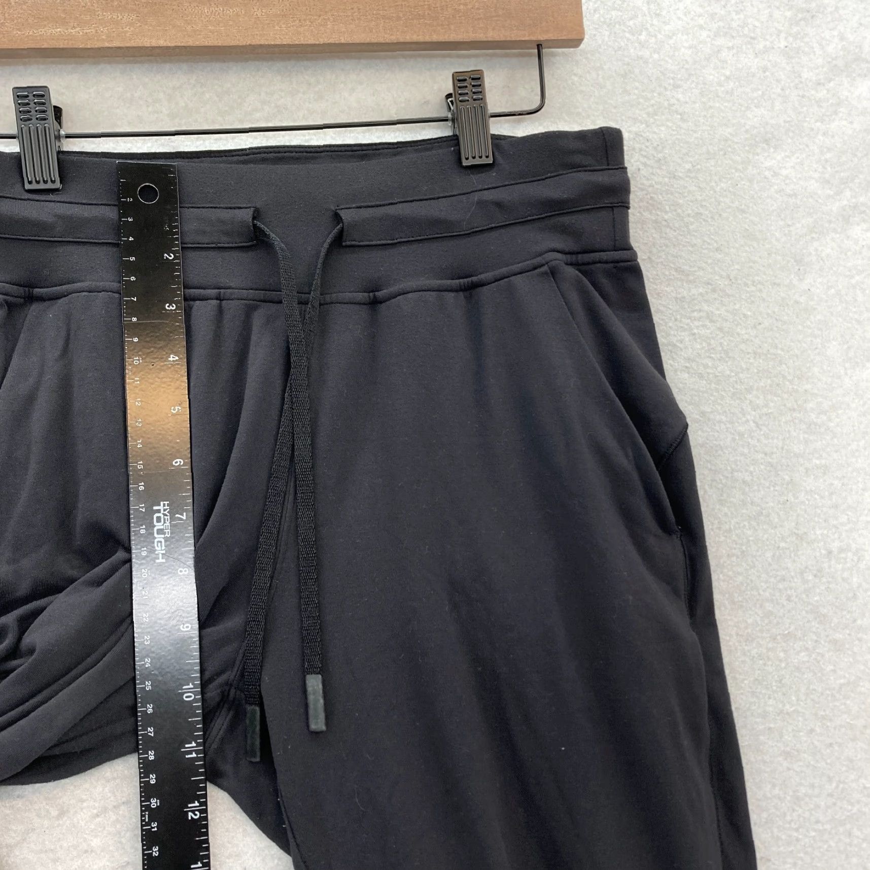 Lululemon Lululemon Jogger Pants Women's 6 Black Stretch Drawstring Slim Taper Gym Yoga Size 28" / US 6 / IT 42 - 7 Thumbnail