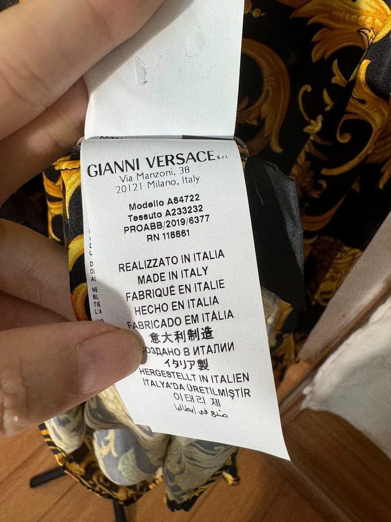 Versace Versace Silk shang'y Size US XL / EU 56 / 4 - 8 Thumbnail