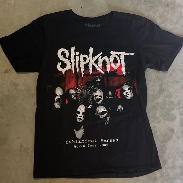 Slipknot Vintage SlipKnot Subliminal Verses World Tour 2005 T-shirt ...