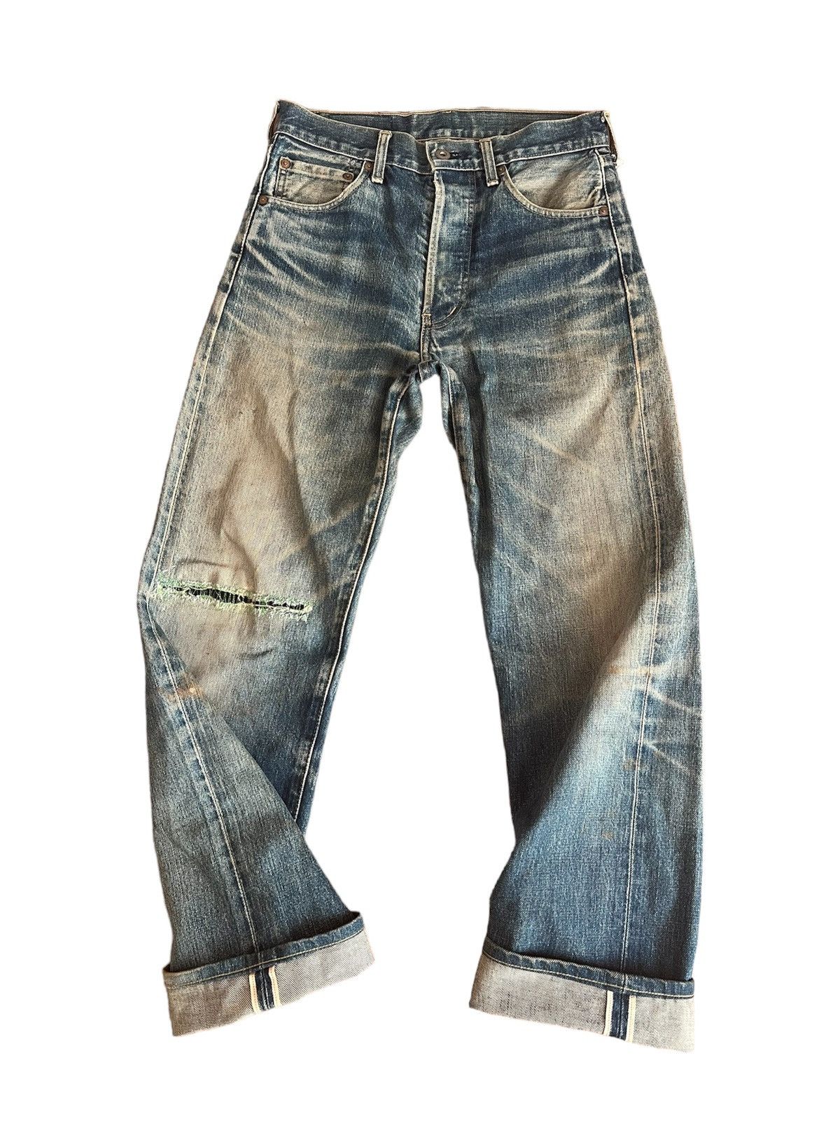 Levi's 🔥Rare🔥 Levi’s 503BXX Big E Redline W30 L34 Denim Distressed Size US 30 / EU 46 - 3 Thumbnail