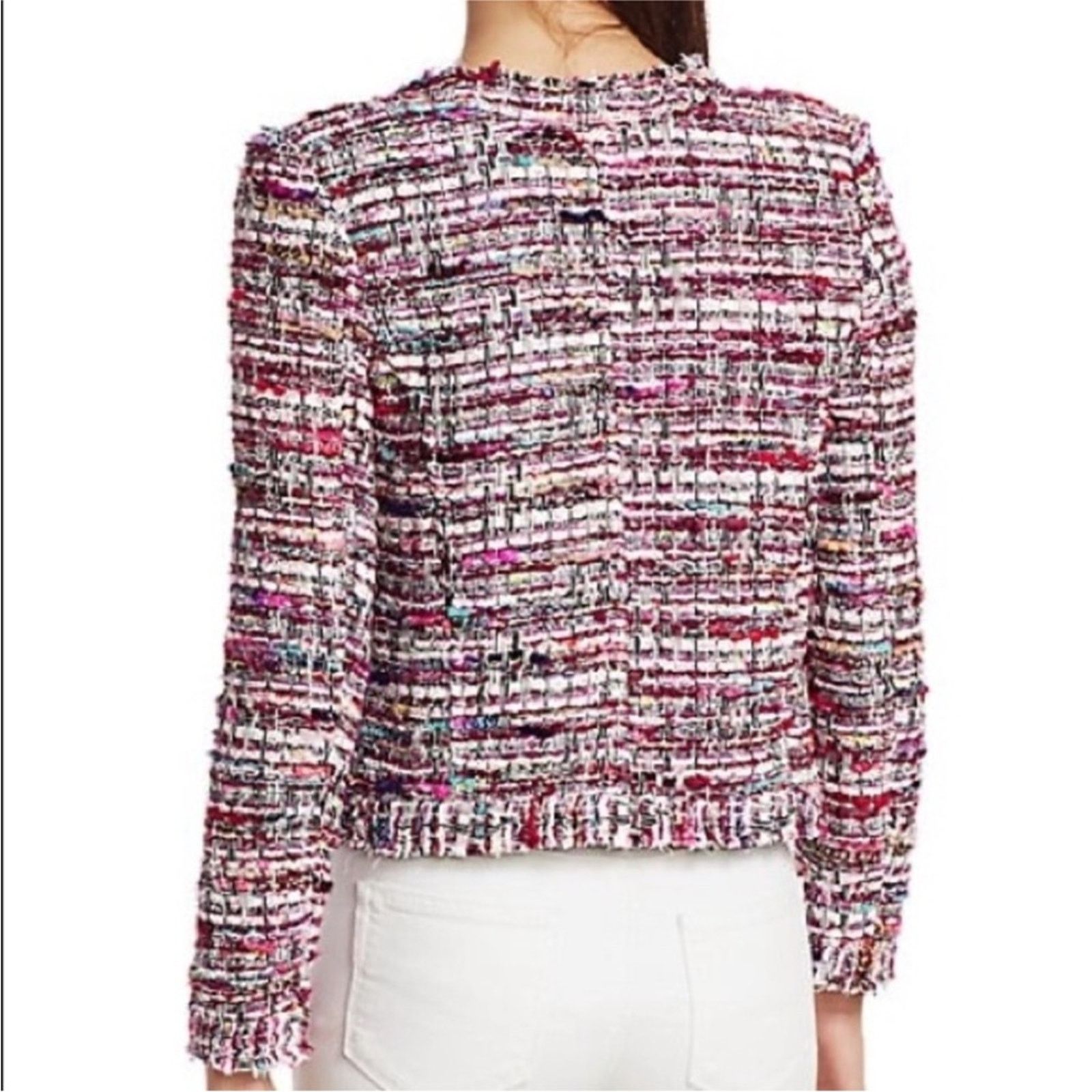 Iro IRO $675 Multicolor Tweed Jacket Size 2 Size XS / US 0-2 / IT 36-38 - 3 Thumbnail