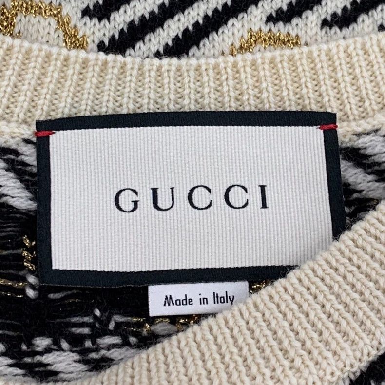 Gucci Gucci Color-blocked oblique stripe logo jacquart full-prin Size M / US 6-8 / IT 42-44 - 5 Thumbnail