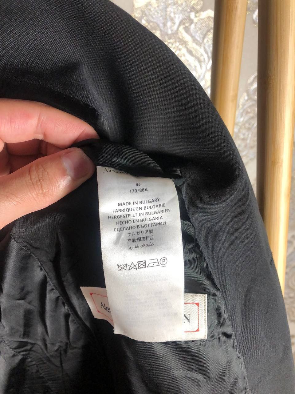 Alexander McQueen VINTAGE ALEXANDER MCQUUEN BLAZER JAKCET SUIT LUXURY Y2K 90s Size 46S - 7 Thumbnail