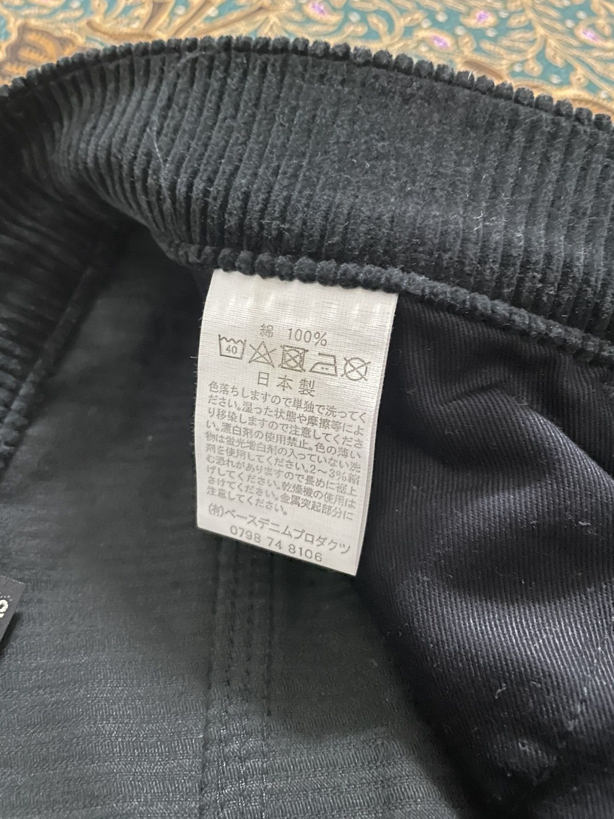 Orslow orSlow Japan Black Corduroy Painter / Fatigue Pants Size US 30 / EU 46 - 3 Thumbnail