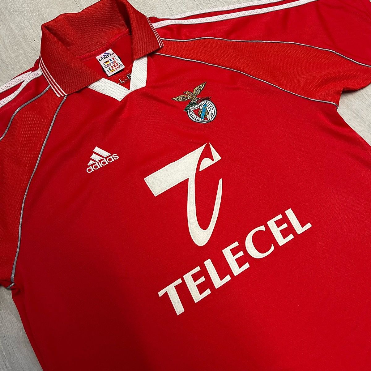 Adidas Benfica Lisbon 1999/2001 home shirt Size US M / EU 48-50 / 2 - 2 Thumbnail