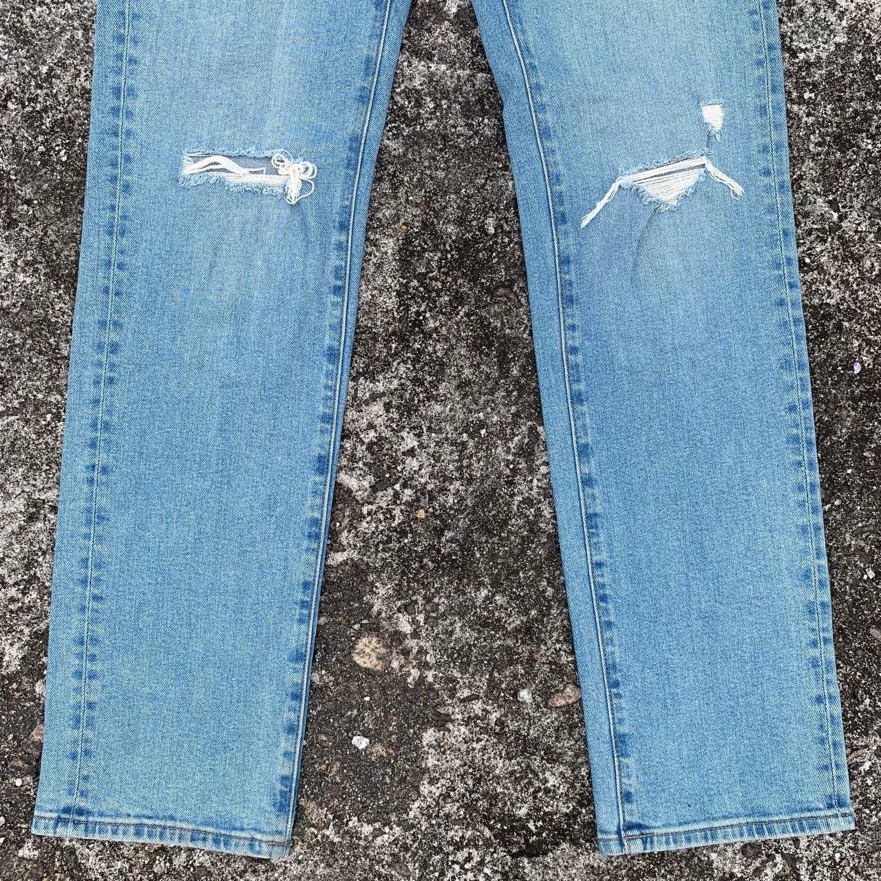 Uniqlo Women Uniqlo Slim Straight Jeans Fabric By Kaihara Size 28" / US 6 / IT 42 - 4 Thumbnail