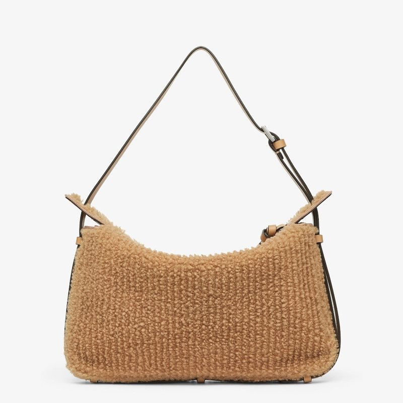 Fendi o1s1wg111225 Size: OS/ Simply Fendi Medium in Beige Size ONE SIZE - 3 Thumbnail