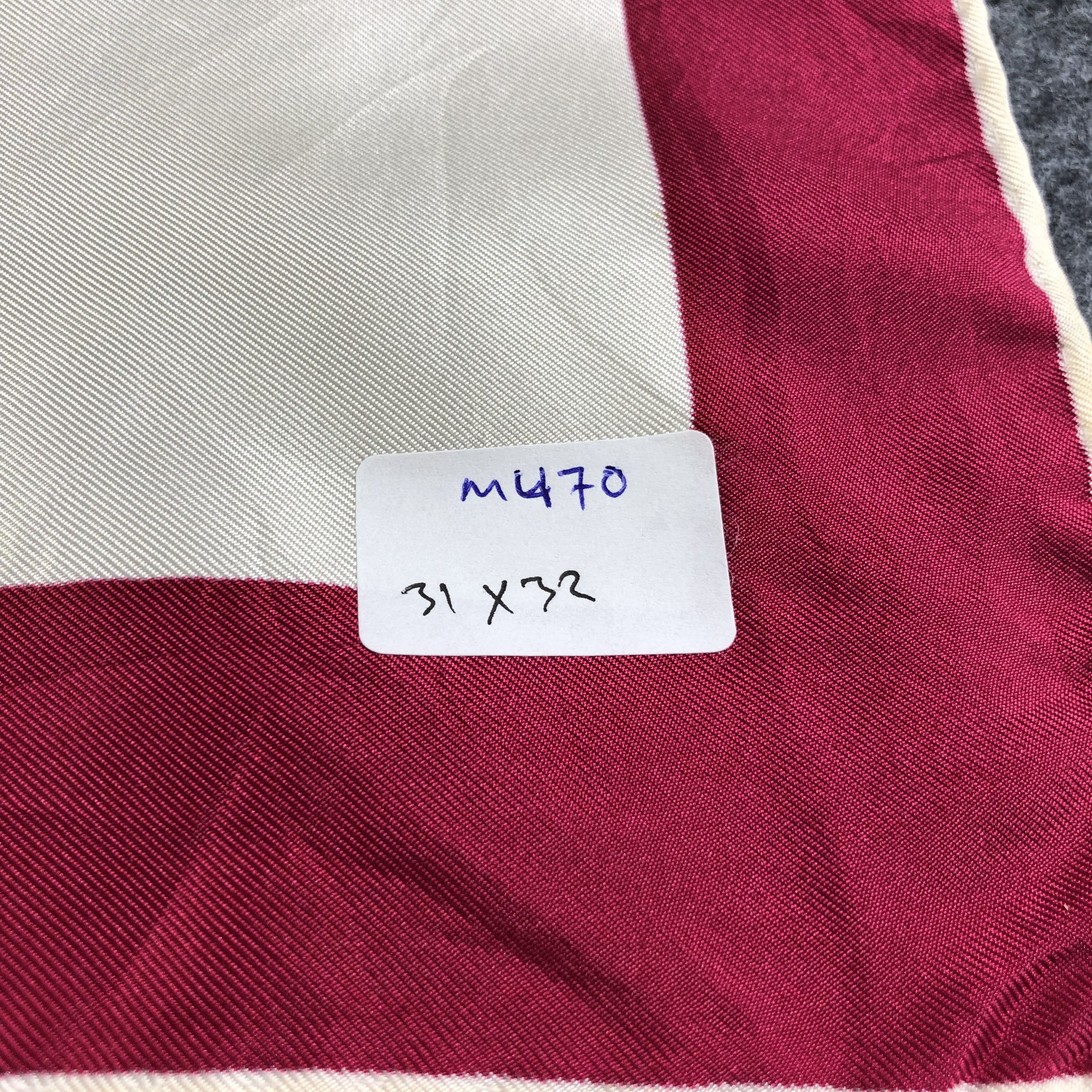 Vintage Luxury Art Silk Scarf M470 Size ONE SIZE - 12 Thumbnail